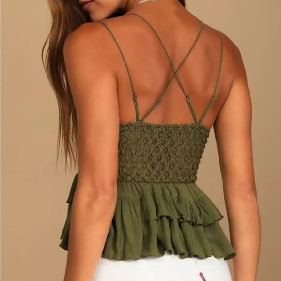 Free People Adella Lace Cami - Picture 2 of 6